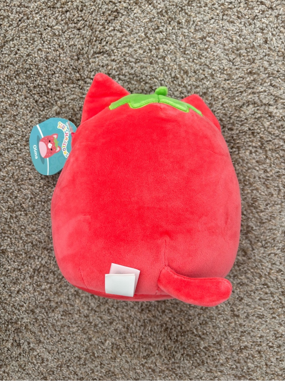 Squishmallows Scarlet the Strawberry Cat Plush | Jazwares | Olma - Picture 2 of 5